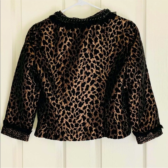 Vtg 80s 90s ALBERTO MAKALI old money Jacket Christmas Holiday - Picture 5 of 5